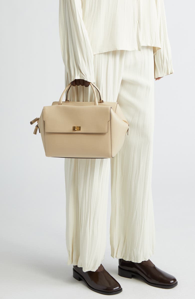 Anya Hindmarch Small Seaton Leather Top Handle Bag, Alternate, color,