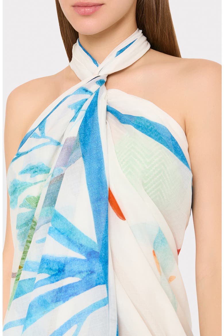 Under the Ocean Cover-Up Sarong, Alternate, color, BLUE MULTI
