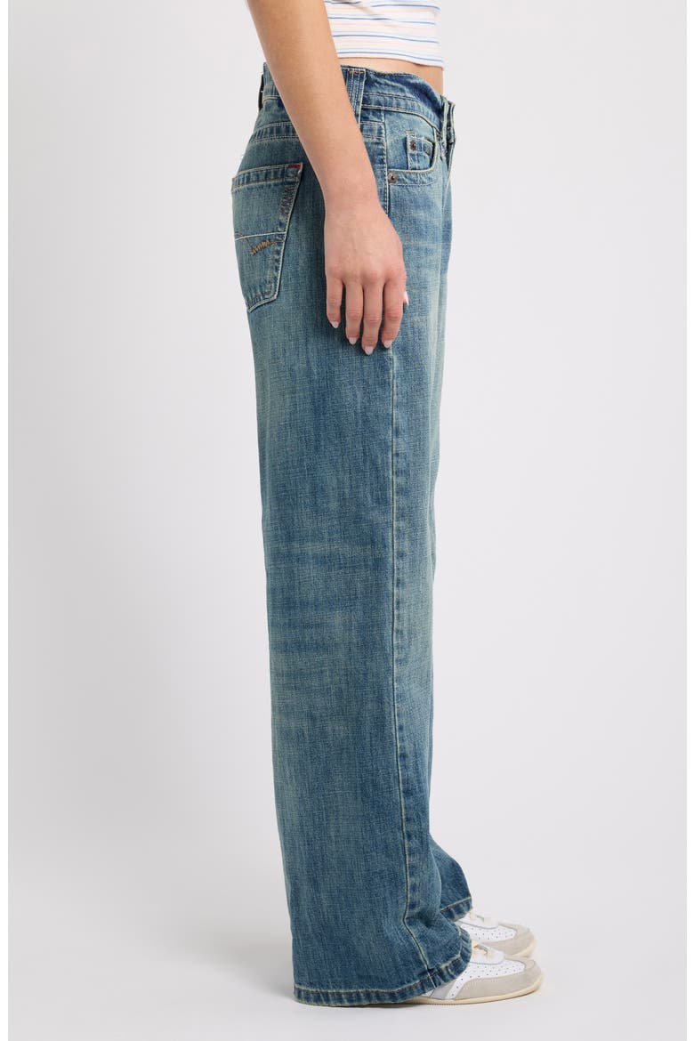 Kayla Low Rise Straight Leg Jeans, Alternate, color, VINTAGE DENIM MEDIUM