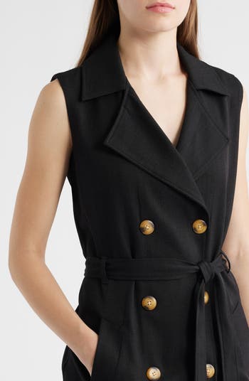 【fu】L'Or Sleeveless Coat Dress トレンチ L´or sleeveless coat dress