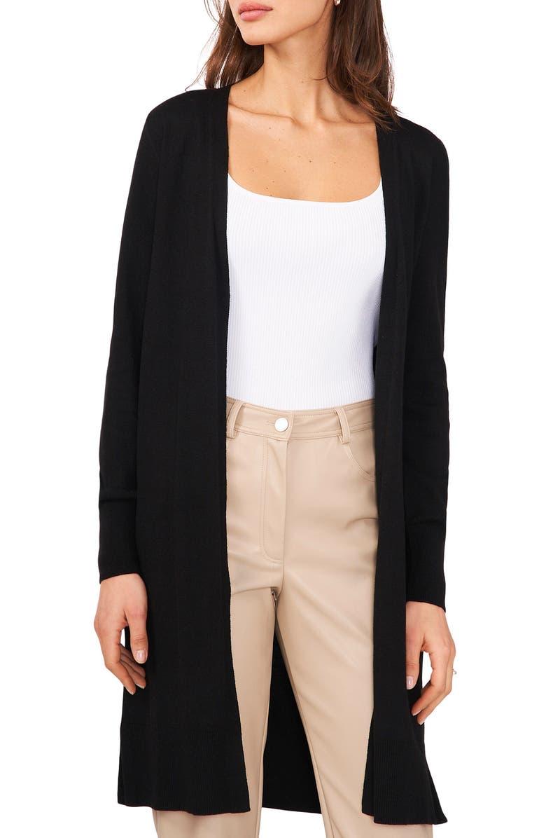 Halogen<sup>®</sup> Open Front Longline Cardigan, Main, color,