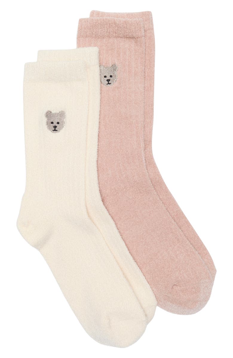 Lemon Assorted 2-Pack Butter Socks, Alternate, color, Tan Combo