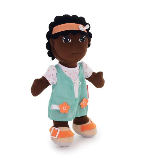 Washable Diversity Fastening Doll African Girl