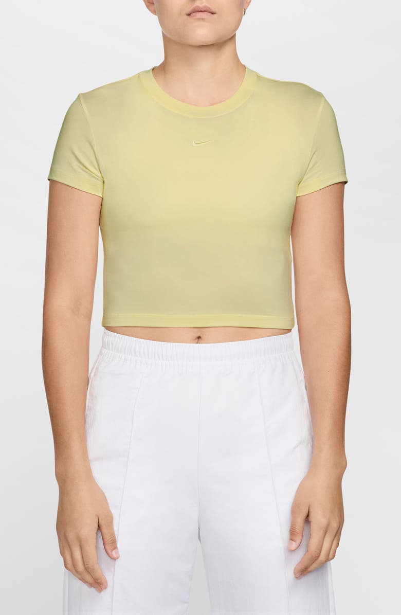 Nike Sportswear Crop T-Shirt, Main, color, Alabaster