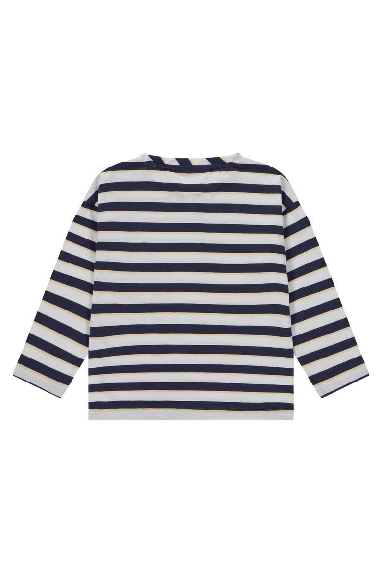 Sailor Stripe Shirt With Accent Pocket, Alternate, color, Cloud
