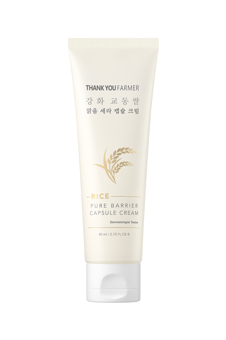 Rice Pure Barrier Capsule Cream, Main, color, White