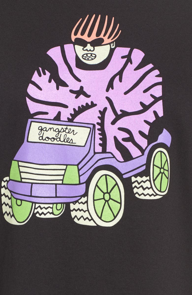 Hanes Gangster Doodles Missy Elliott T-Shirt, Alternate, color, 
