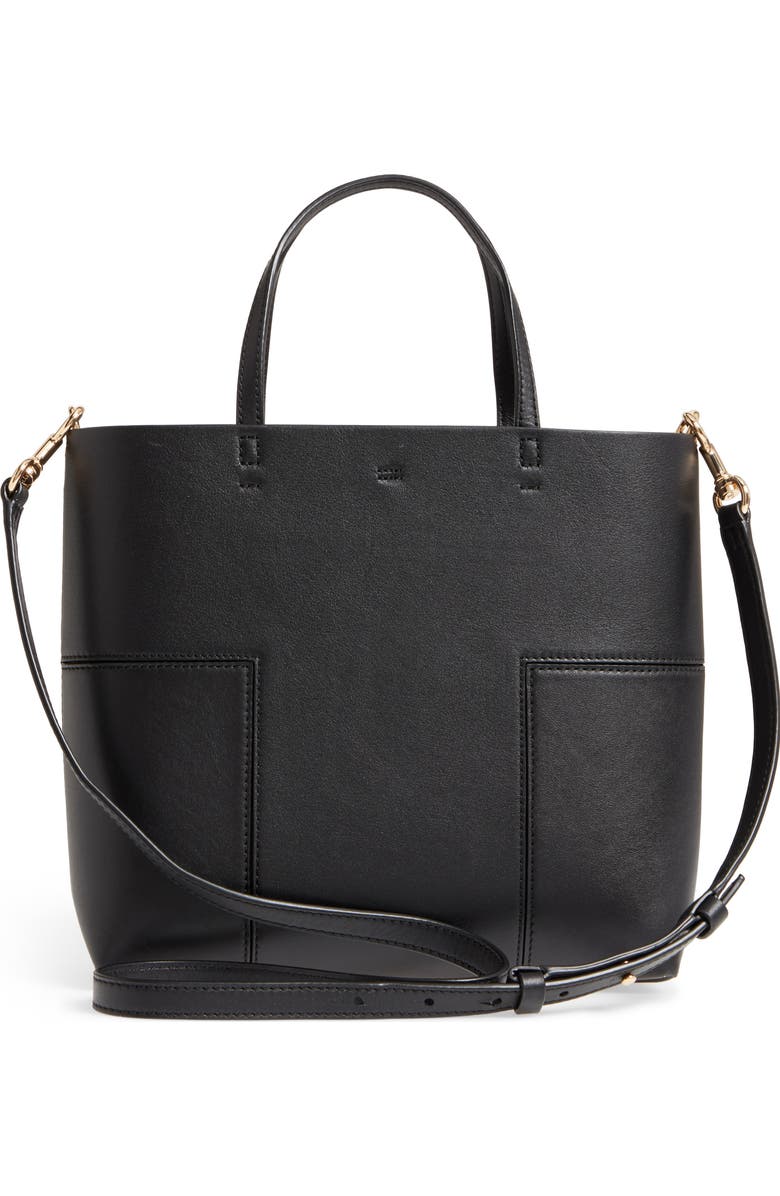 Tory Burch Block-T Mini Leather Tote, Alternate, color,
