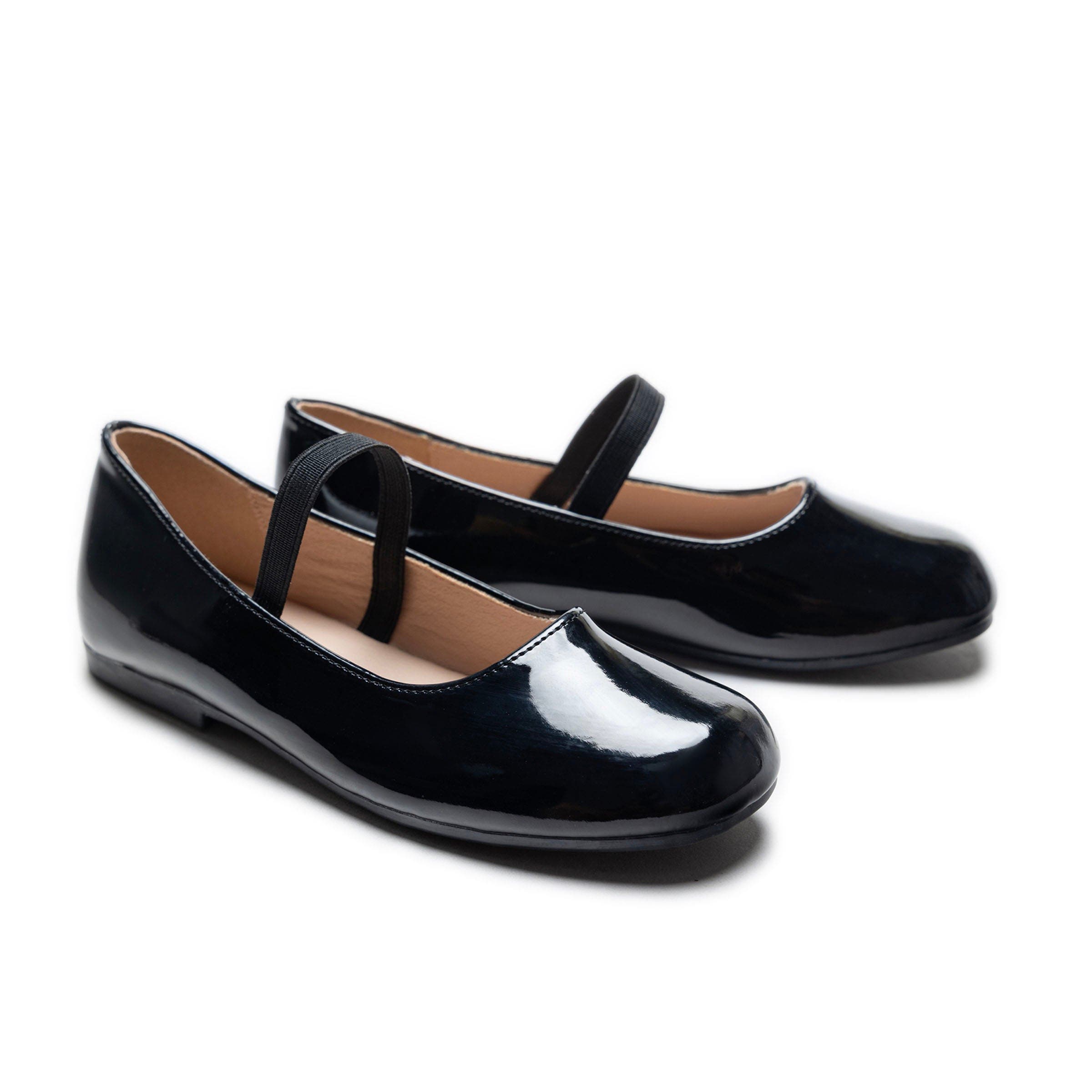Tulleen Satin Colette Flats, Alternate, color, Black