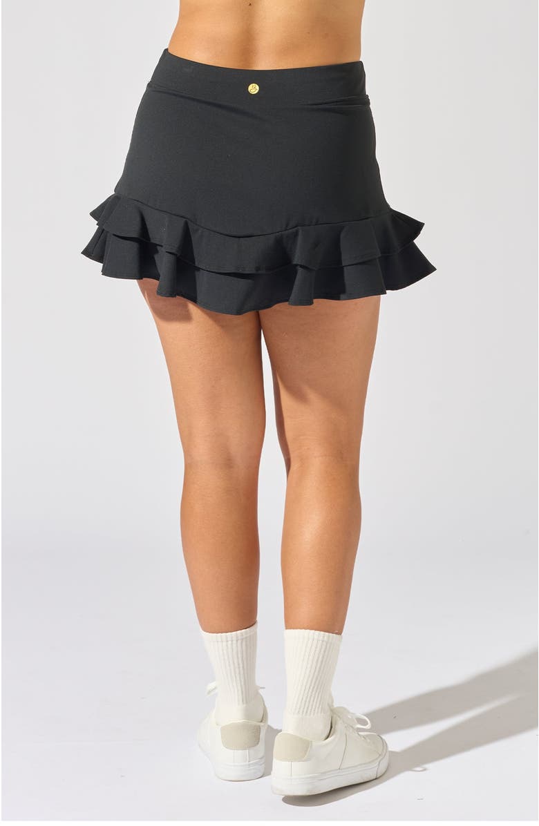 Bobbe Active Deuce Skirt, Alternate, color, Black