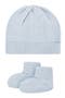  Airy Blue Beanie Set