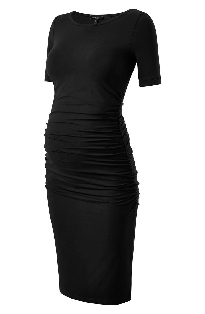 Isabella Oliver Ruched Maternity Dress, Alternate, color, 