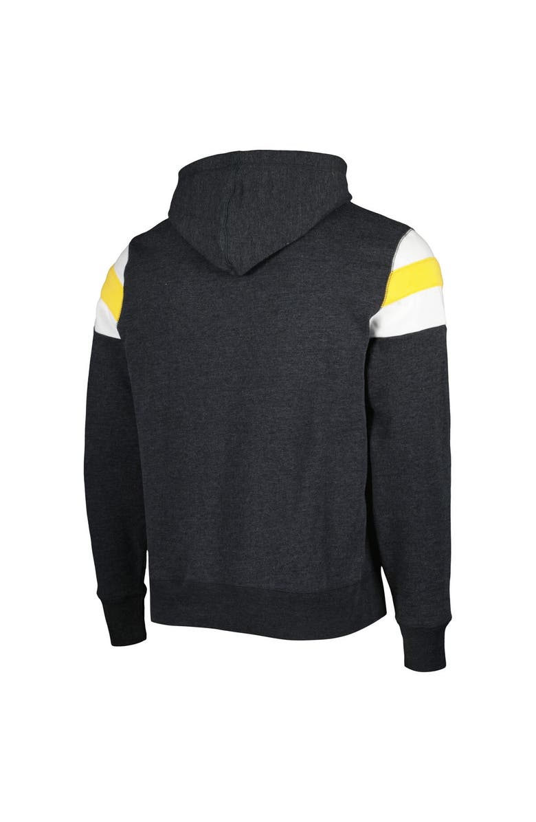 '47 Men's '47 Heathered Heather Black Pittsburgh Steelers Premier Nico Pullover Hoodie, Alternate, color, 
