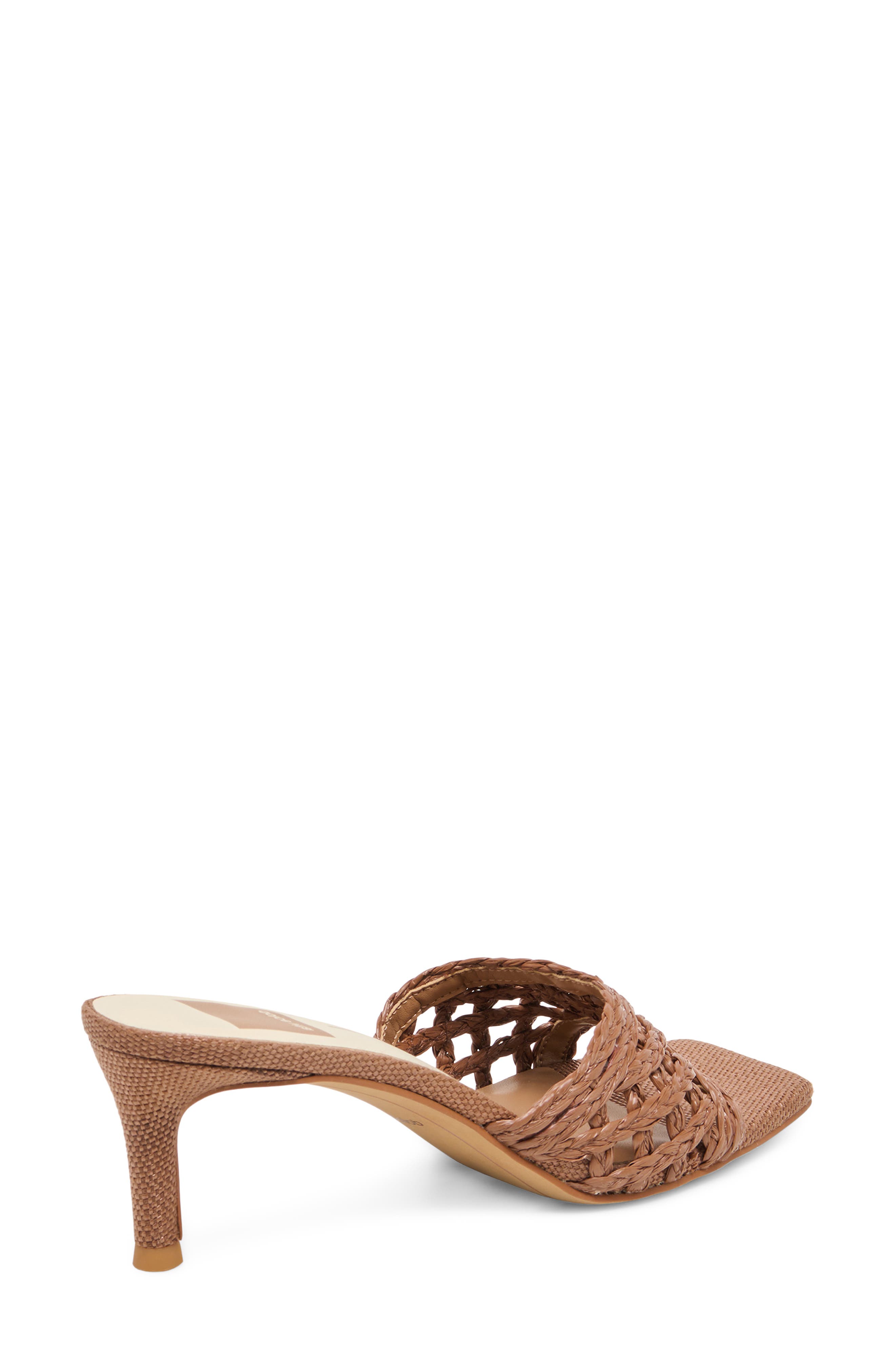 Dolce Vita Bowen Sandal, Alternate, color, Cognac Raffia