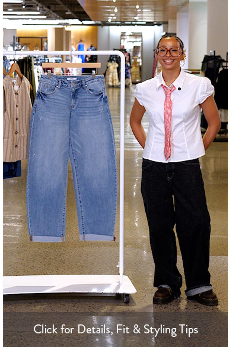 Low Rise Barrel Jeans video