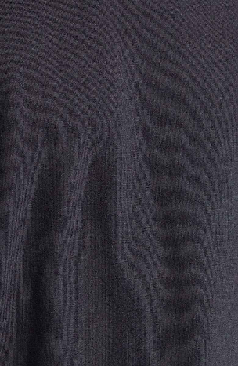 JW Anderson Embroidered Cotton T-Shirt, Alternate, color, Washed Black