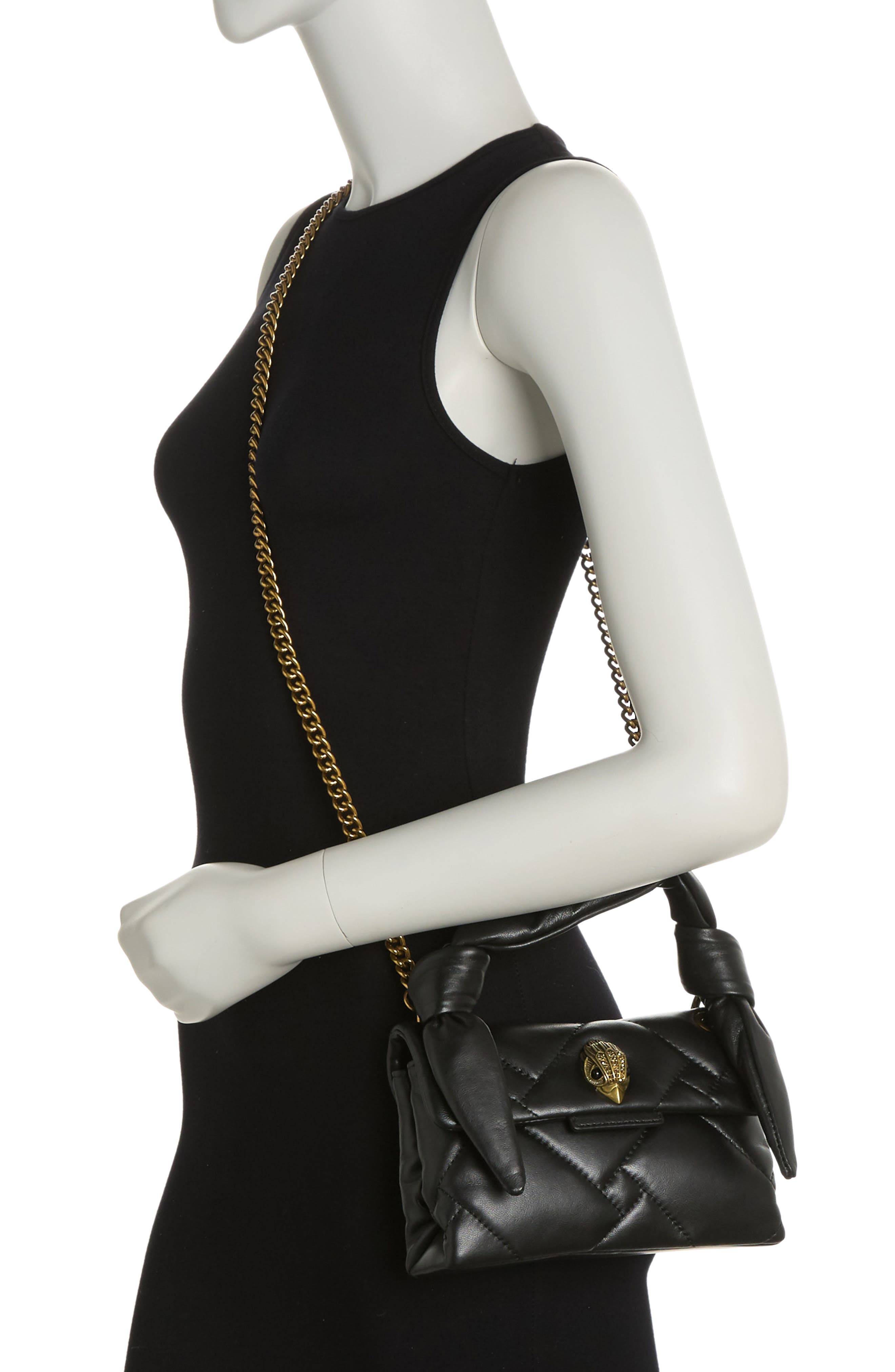 Kurt Geiger London Mini Kensington Leather Crossbody Bag, Alternate, color, 