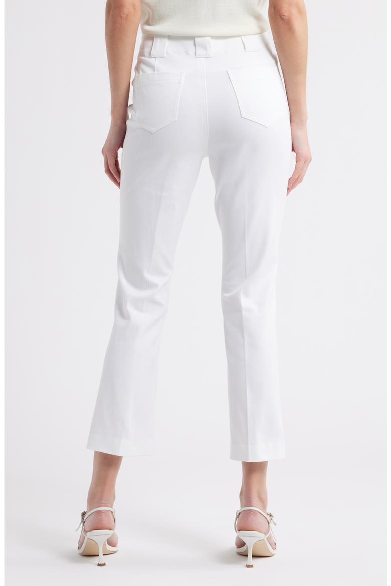 Plaza Ankle Demi Bootcut Pants, Alternate, color, PAPER WHITE