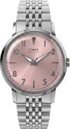 Timex® Marlin Stainless Steel Bracelet Watch, 34mm