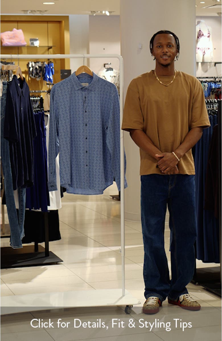 James OoohCotton<sup>®</sup> Floral Button-Up Shirt, sales video thumbnail