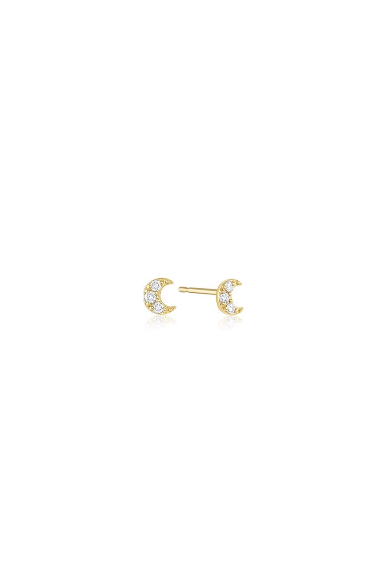 Claro 14k Gold Diamond Studs, Main, color, Yellow Gold