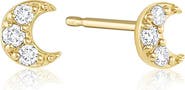 Set & Stones Claro 14k Gold Diamond Studs