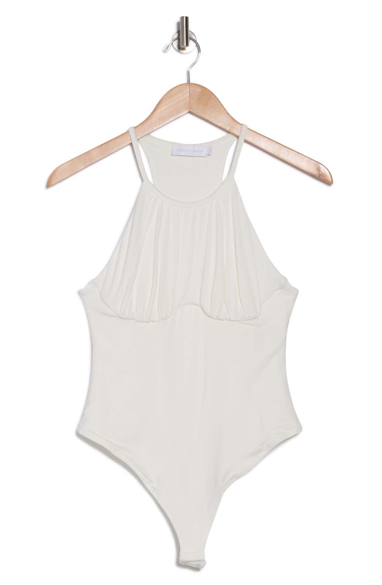 Simkhai Elara Stretch Jersey Bodysuit, Alternate, color, White