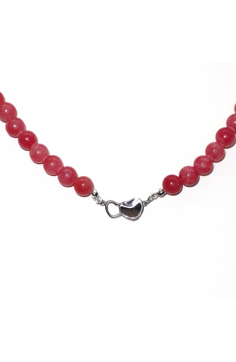 Bearfruit Jewelry Sterling Silver 18k Gold Plated Aeri Heart Clasp Necklace Dainty, Alternate, color, 