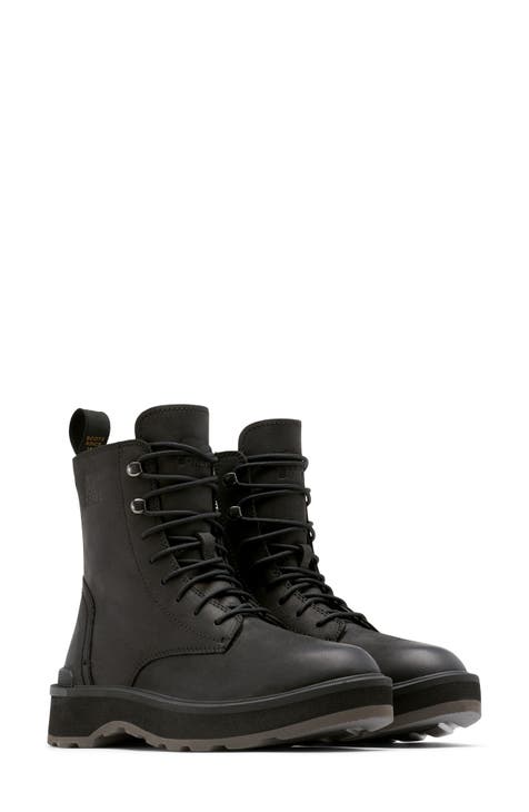 Black military boots womens online