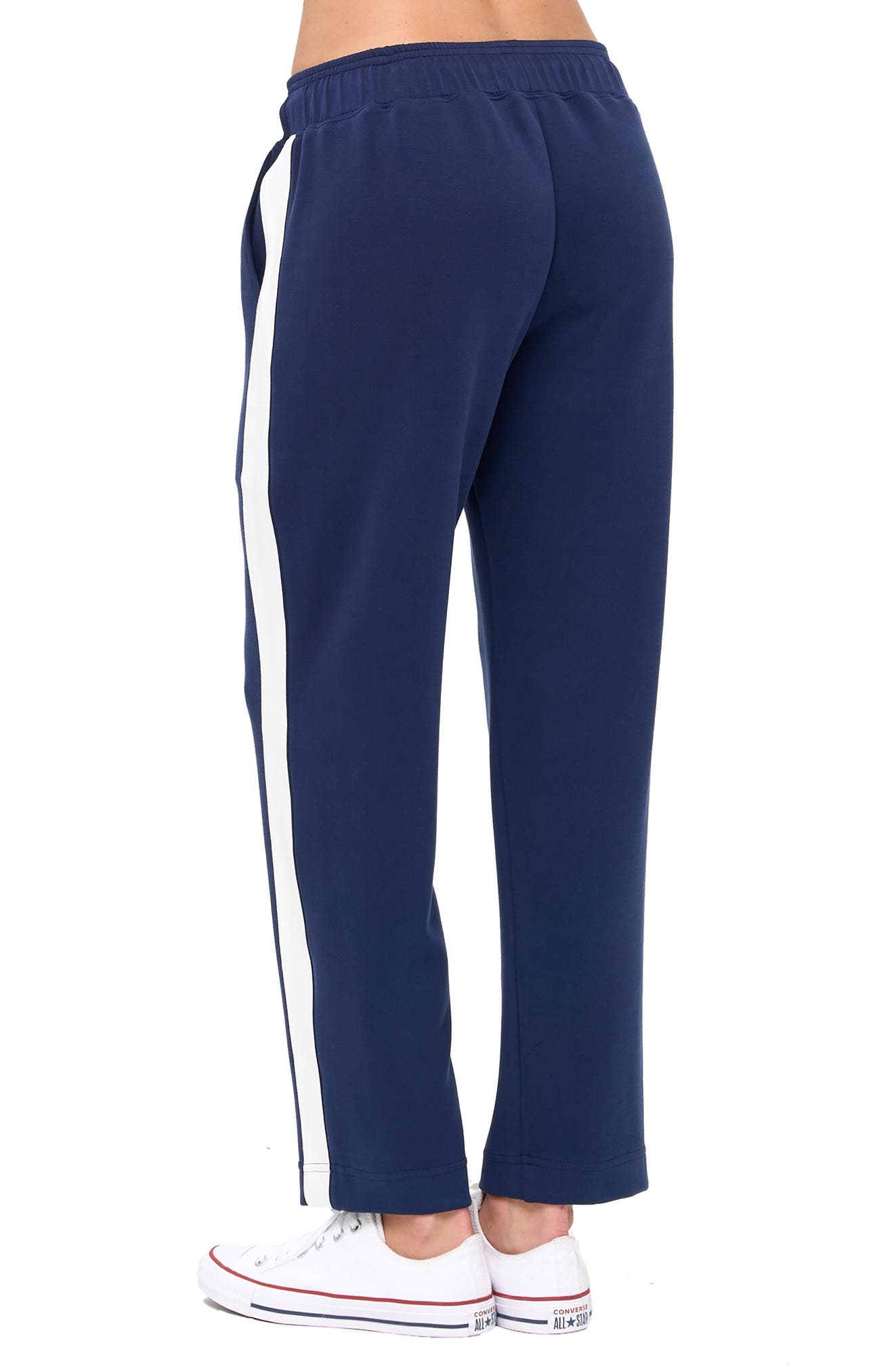 Modal Scuba Knit Stripe Joggers - image 2
