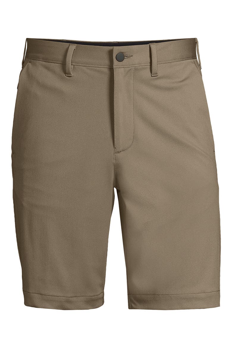 Traditional Fit 9" Flex Performance Golf Shorts, Alternate, color, Khaki