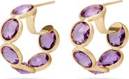 Marco Bicego Jaipur Color Amethyst Hoop Earrings