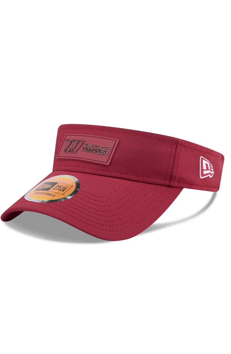New Era Men's New Era Burgundy Washington Commanders 2025 Sideline  Visor, Main, color, Burgundy