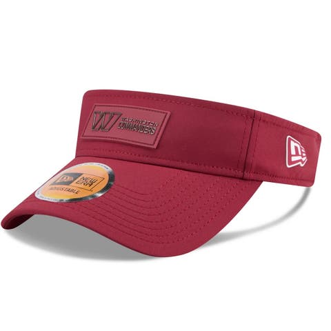 Men's New Era Burgundy Washington Commanders 2025 Sideline  Visor