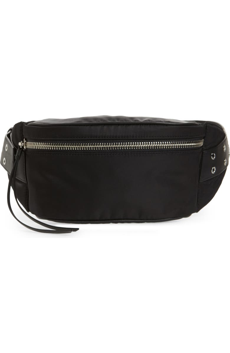 AllSaints Sid Nylon Belt Bag, Main, color,
