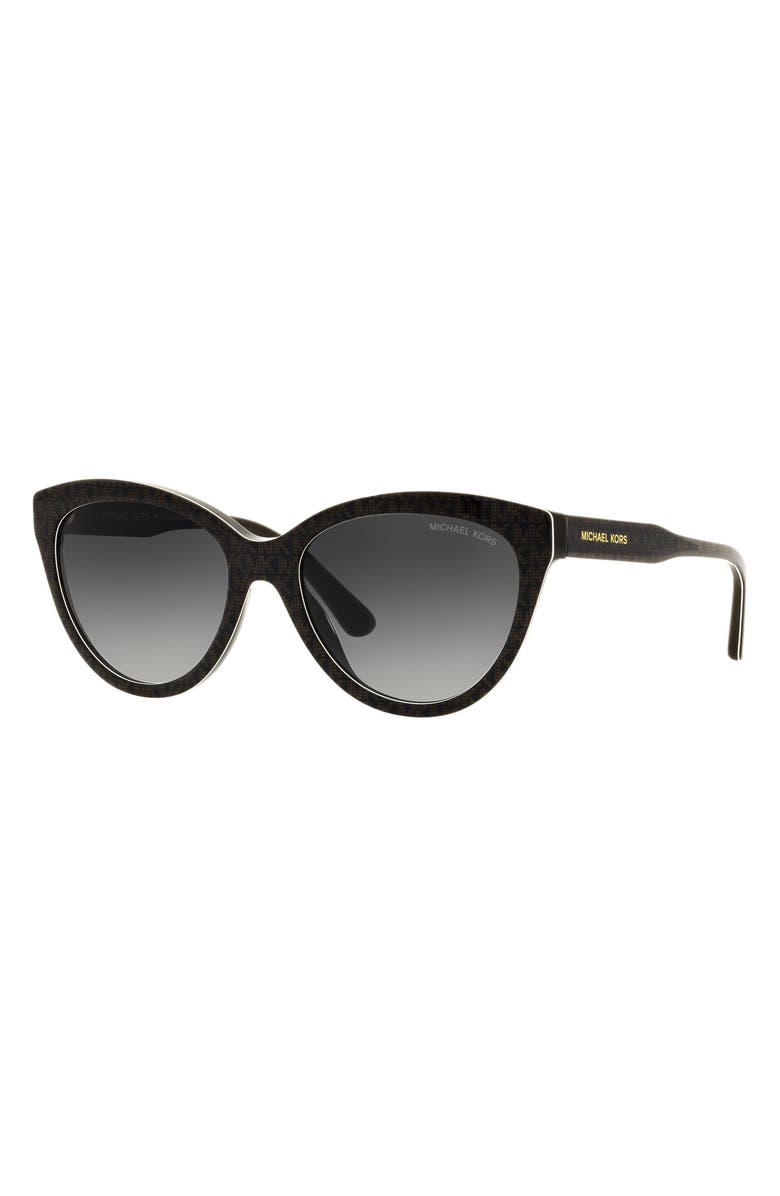 Michael Kors Makena 55mm Gradient Cat Eye Sunglasses, Alternate, color,