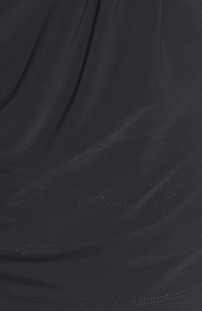 NIC+ZOE Faux Wrap Top, Alternate, color, Black Onyx