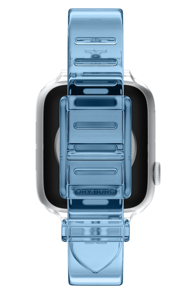 The Single T Jelly 16mm Apple Watch® Watchband, Alternate, color, BLUE