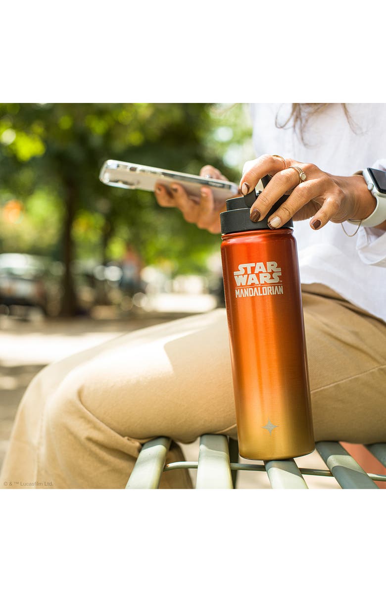 JoyJolt Star Wars Tatoonie 22-Ounce Stainless Steel Water Bottle, Alternate, color, Orange