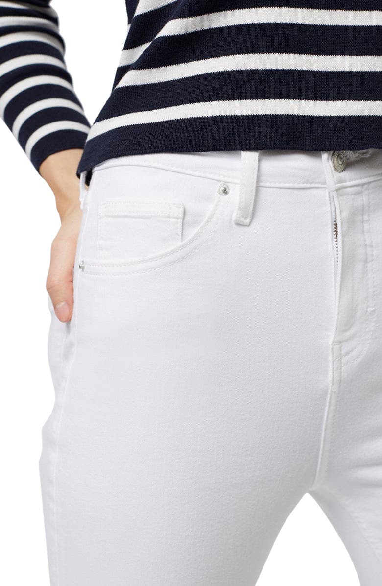 Topshop Jamie High Waist Skinny Jeans, Alternate, color, White