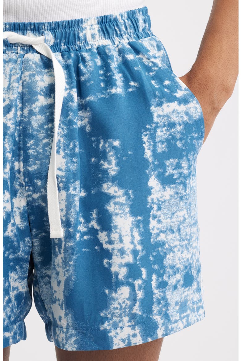 Jason Elastic Waist Shorts, Alternate, color, BLUE