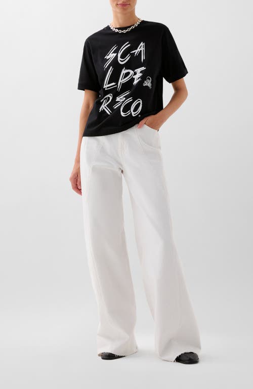 Scalpers Name Sign Tee In Black