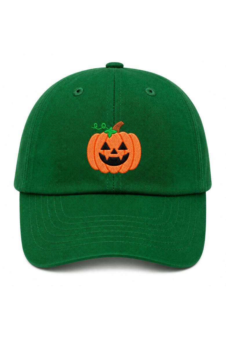 Pumpkin Baseball Hat, Main, color, Green