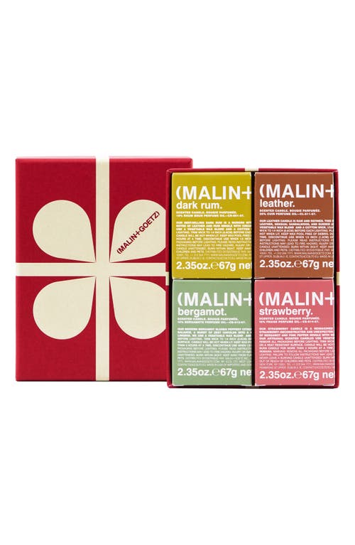 Malin + Goetz Malin+goetz Scent The Mood Votive Set $100 Value In Transparent