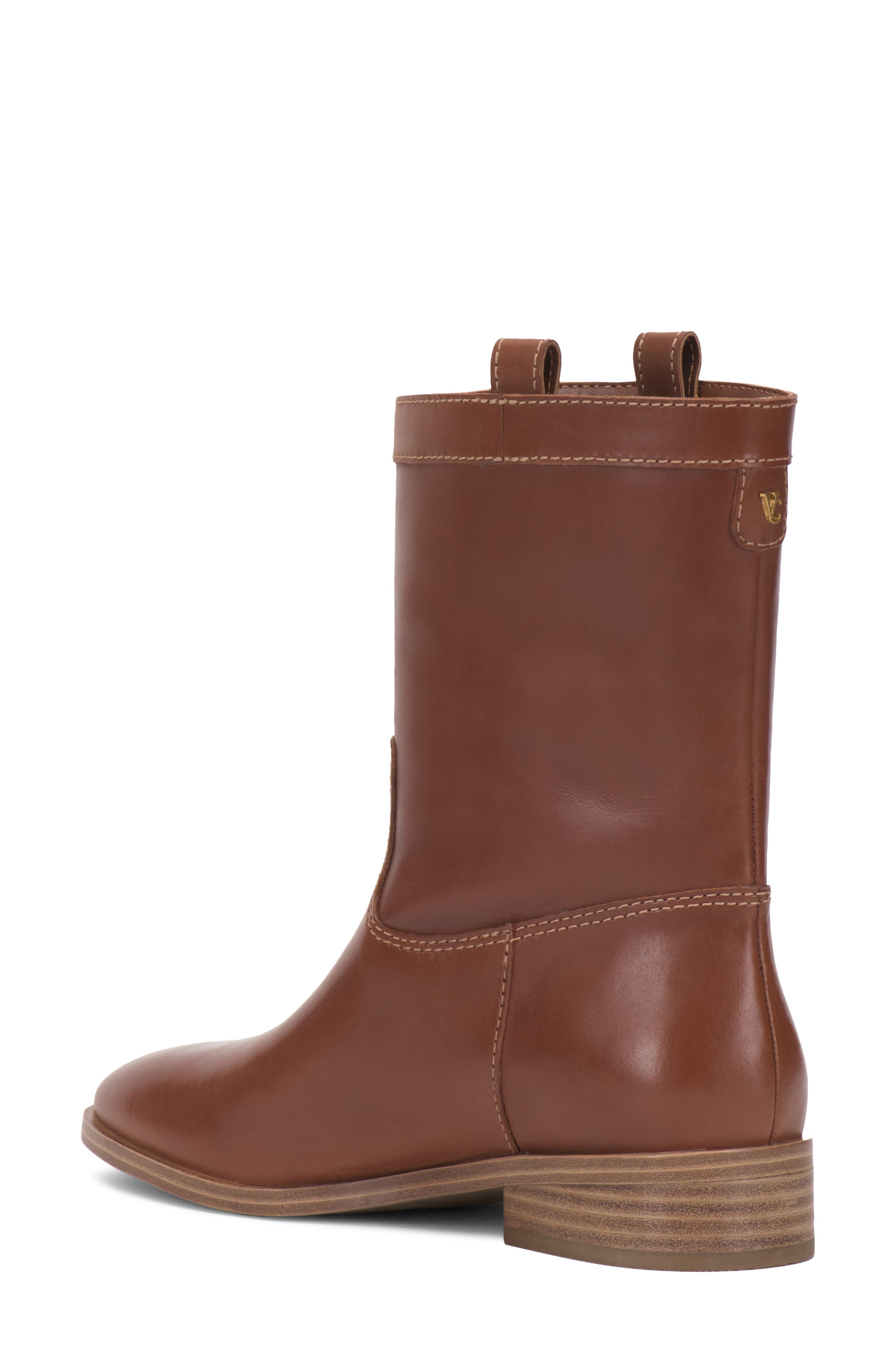 Bezzley Leather Bootie, Alternate, color, NEW BRANDY