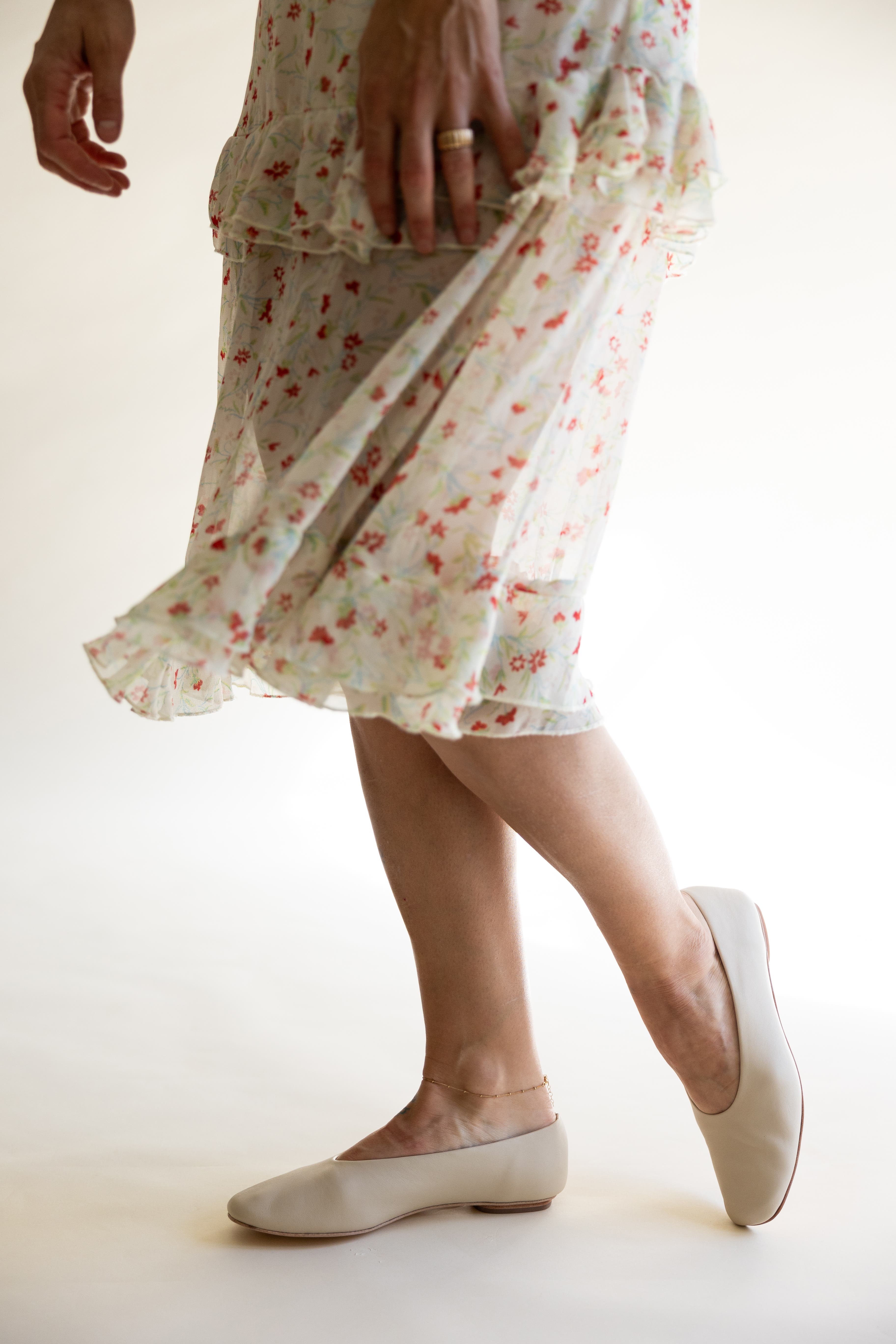 Margaux Ballet Flat, Alternate, color, Bone