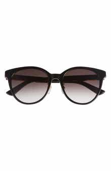 Gucci 56mm Round Sunglasses