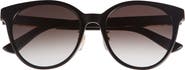 Gucci 56mm Round Sunglasses