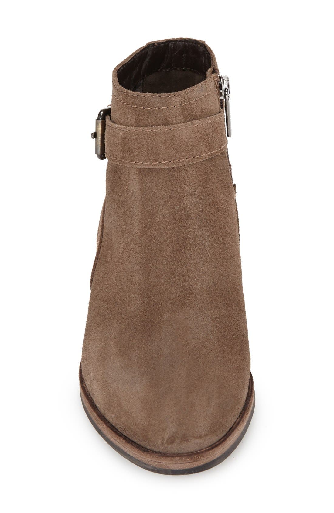 'Fanny' Weatherproof Ankle Bootie, Alternate, color, TAUPE SUEDE