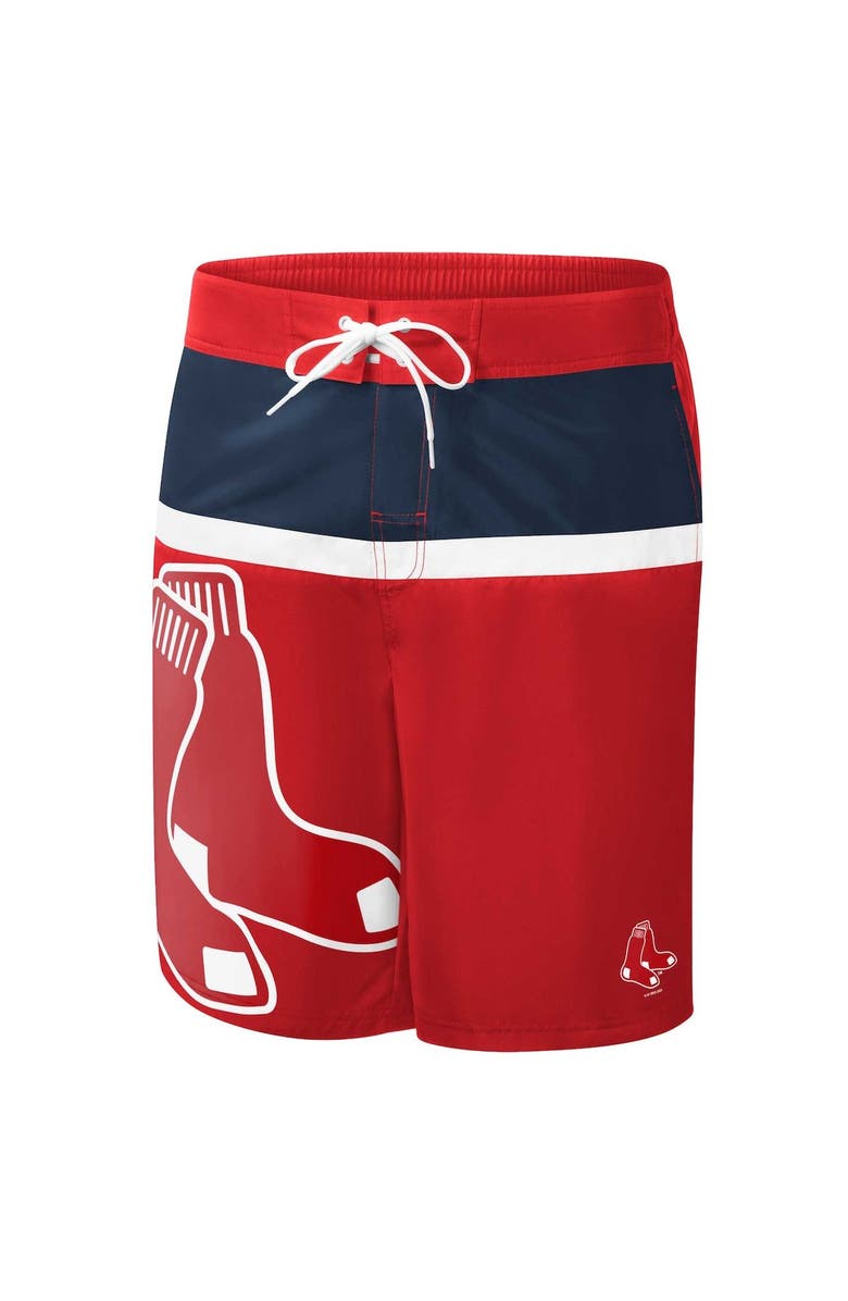 G-III SPORTS BY CARL BANKS Men's G-III Sports by Carl Banks Red Boston Red Sox Sea Wind Swim Shorts, Alternate, color, Red